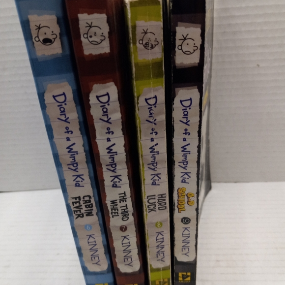Diary Of A Wimpy Kid Books (6,7,8, & 10) by Jeff Kinney - Picture 3 of 9